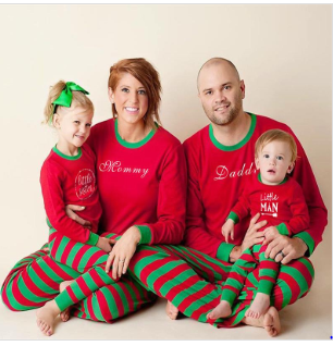 Xmas family pajamas matching clothes
