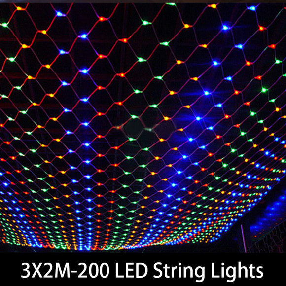 1.5MX1.5M 2x3M 4x6M Christmas Garlands LED String