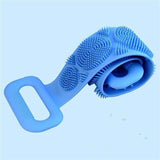 Silicone Brushes Bath Rubbing Back Shower Extended Scrubber