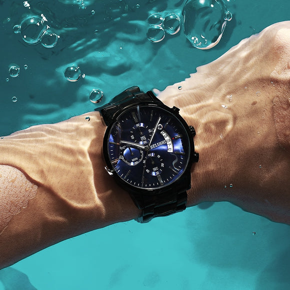 Men's Waterproof Sports Quartz Wristwatch