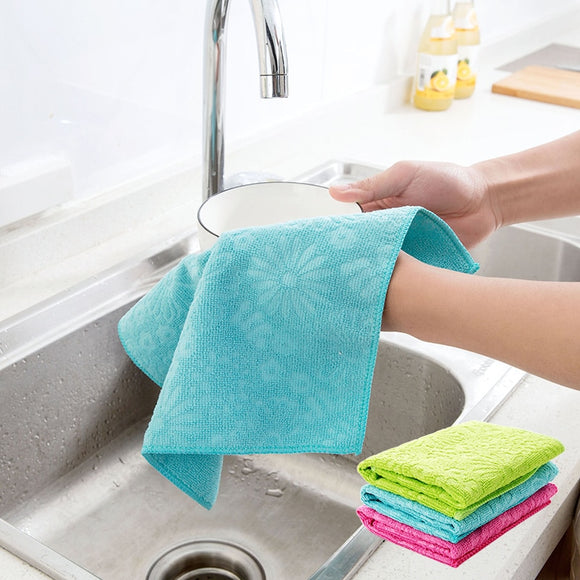 1Pc Tableware Dish Cleaning Cloth