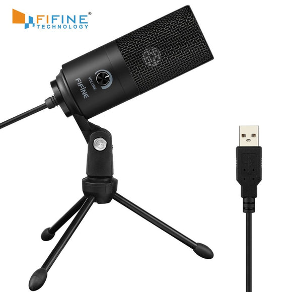 USB Condenser Recording Microphone For Laptop, YouTube, Studio Recording