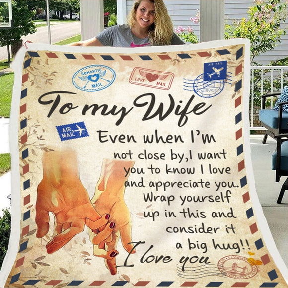 To My Daughter/Wife/Son/Mom/Dad Warm Cozy Throw Blanket